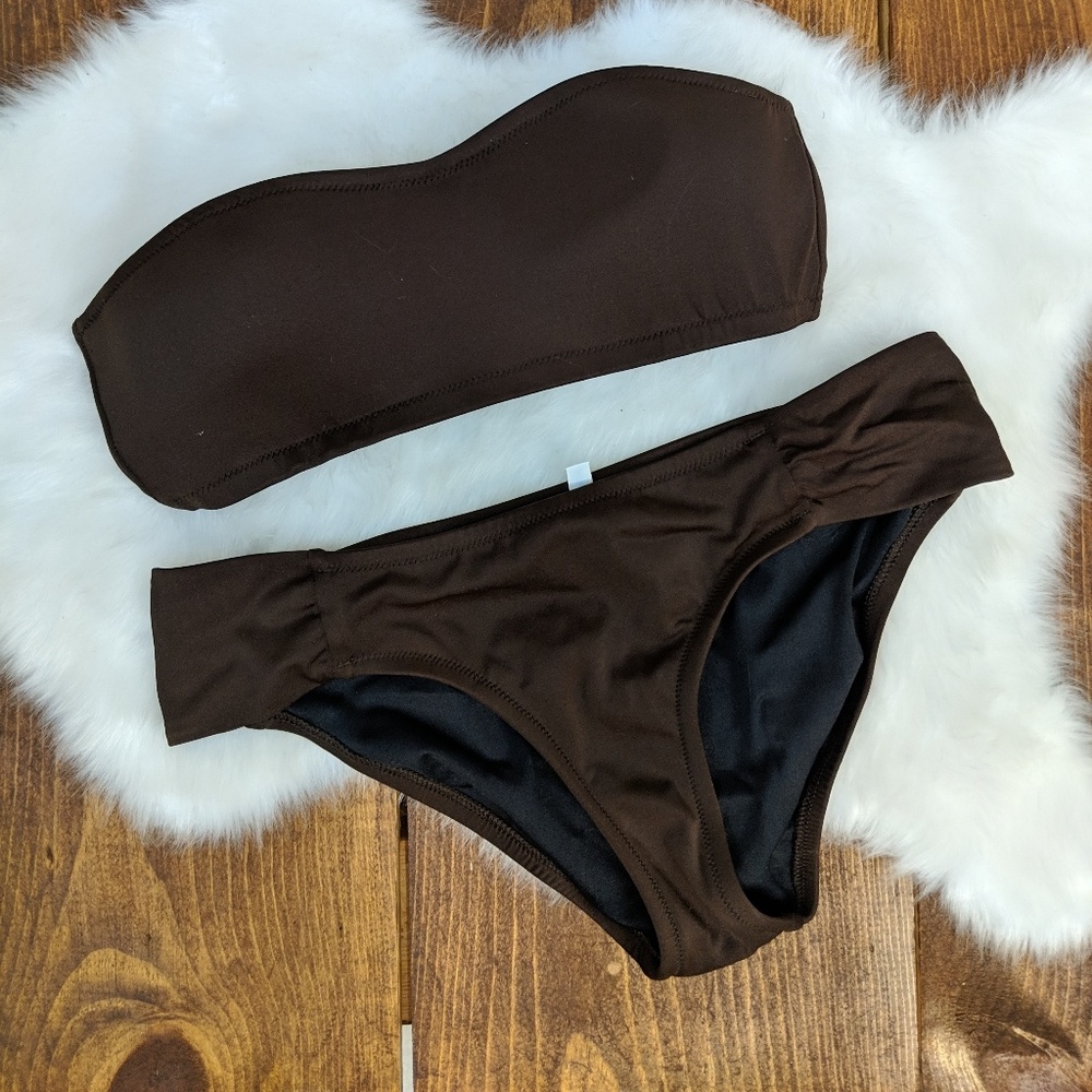 J. Crew • Chocolate Brown Bikini [Swim]